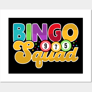 Bingo 975 Squad T shirt For Women Posters and Art